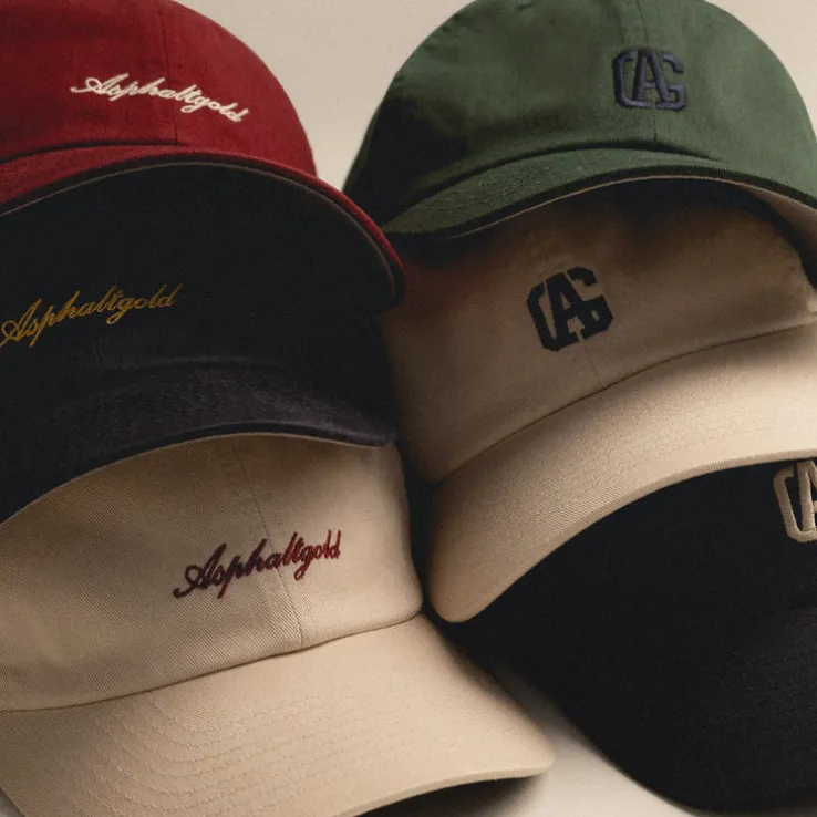 Asphaltgold College Cotton Twill Cap