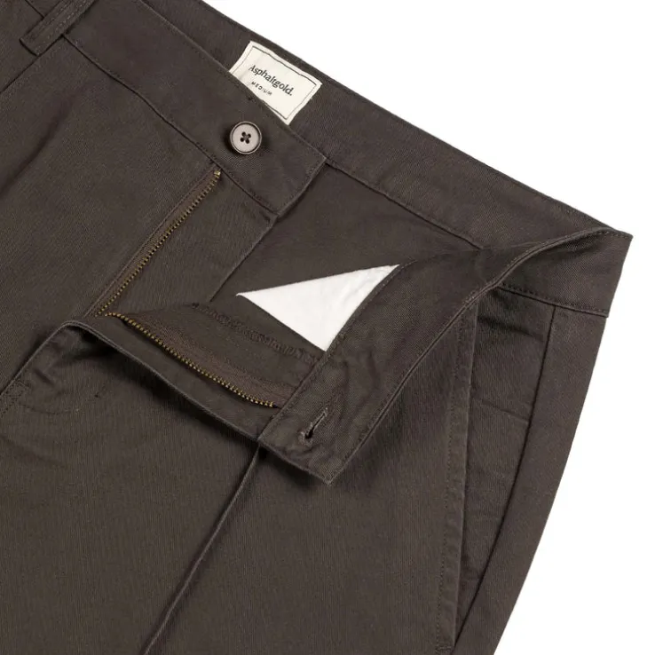 Asphaltgold Cotton Twill Pant