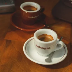 Asphaltgold Espresso Set