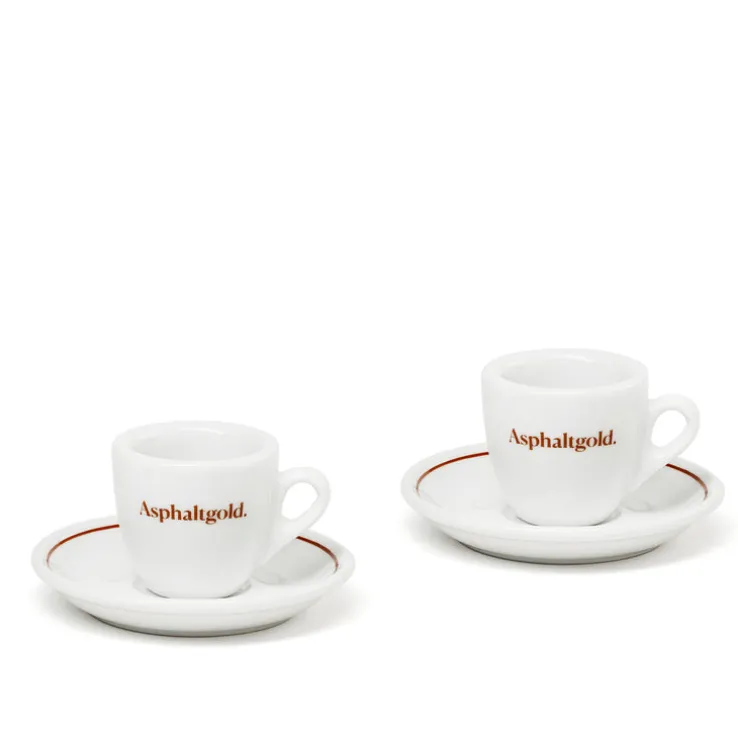 Asphaltgold Espresso Set