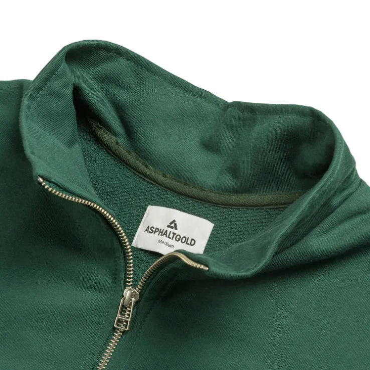 Asphaltgold Essential Half Zip Sweater
