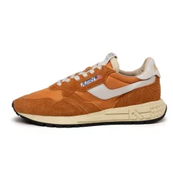 Autry Reelwind Low *Nylon / Hairy Suede / Cracked Leather*