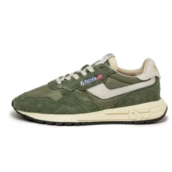 Autry Reelwind Low *Nylon / Hairy Suede / Cracked Leather*
