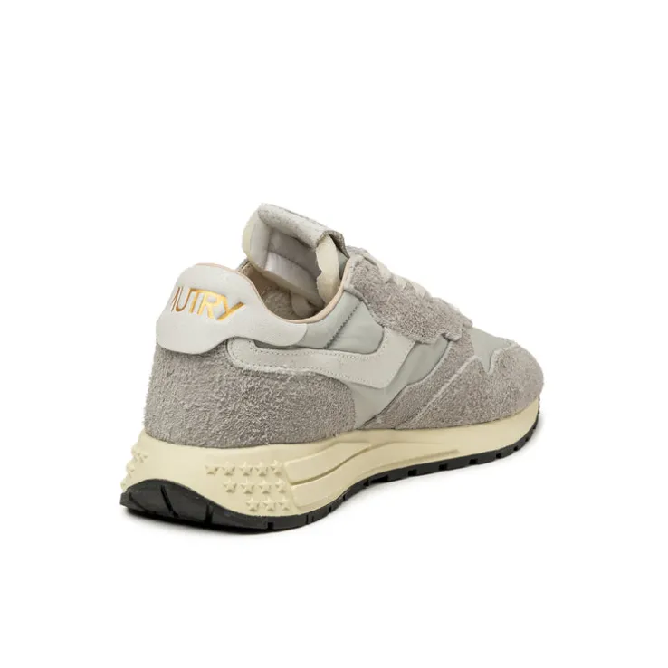 Autry Reelwind Low *Nylon / Hairy Suede / Cracked Leather*