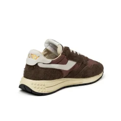 Autry Reelwind Low *Nylon / Hairy Suede / Cracked Leather*