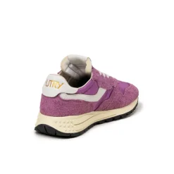 Autry Reelwind Low W *Nylon / Hairy Suede / Cracked Leather*