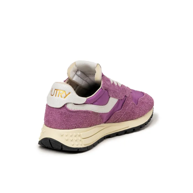 Autry Reelwind Low W *Nylon / Hairy Suede / Cracked Leather*