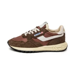 Autry Reelwind Low W *Nylon / Hairy Suede / Cracked Leather*