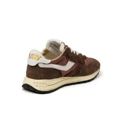 Autry Reelwind Low W *Nylon / Hairy Suede / Cracked Leather*