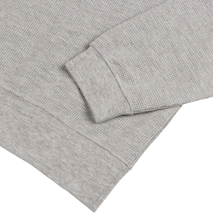 Autry Tonal Logo Waffle Long-Sleeve Polo