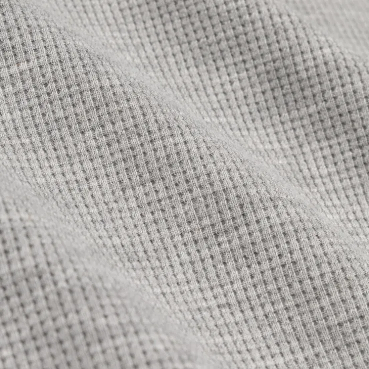 Autry Tonal Logo Waffle Long-Sleeve Polo