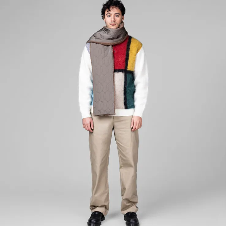 Beams Plus Muffler Boa Quilt