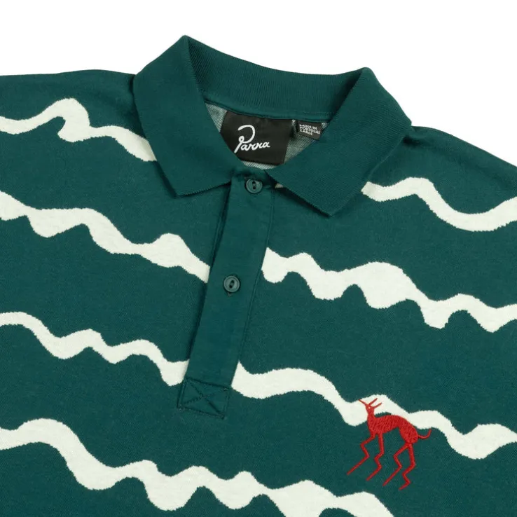 By Parra Broken Waves Polo Shirt