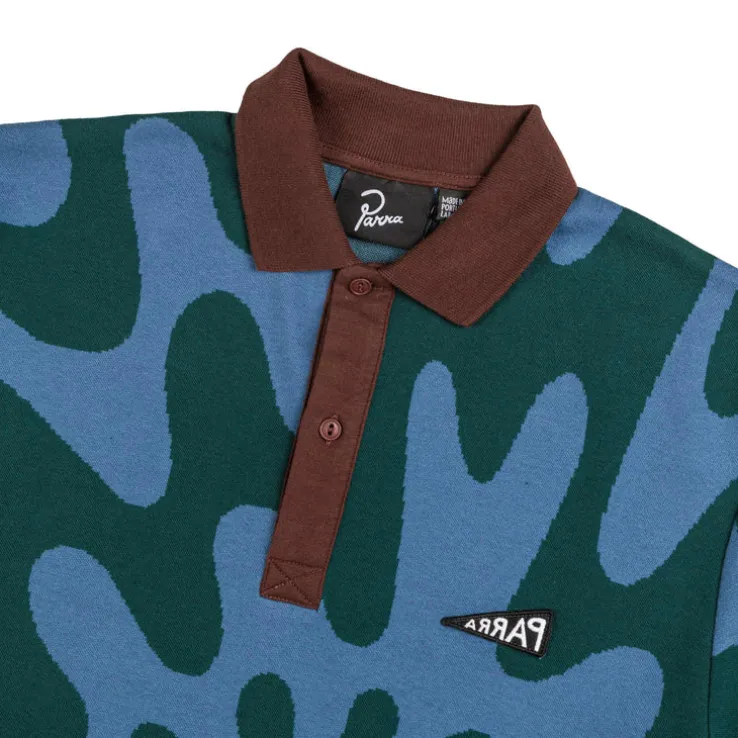 By Parra Broken Waves Polo Shirt