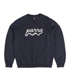 By Parra Water Wave Logo Crew Neck Sweatshirt
