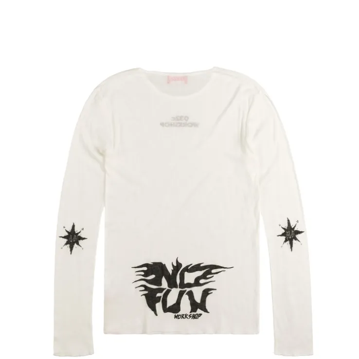 032c 'Black Sun' Fine Rib Longsleeve