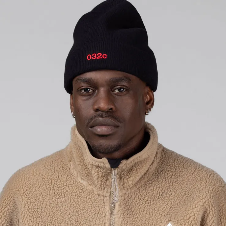 032c Logo Cashmere Blend Beanie
