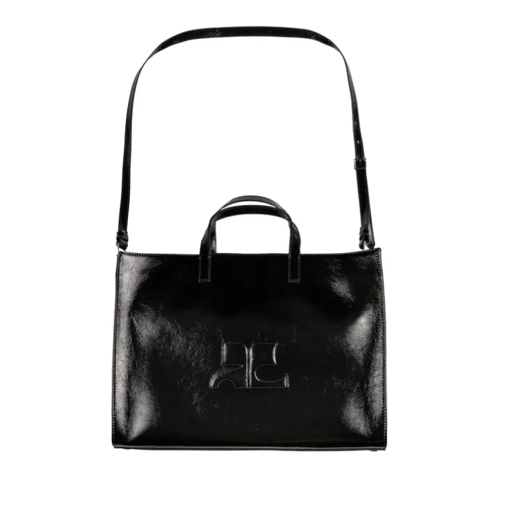 Courreges AC Shadow Naplack Tote Bag