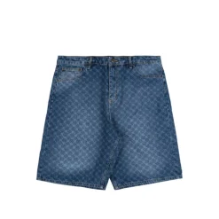 Daily Paper Monogram Denim Shorts