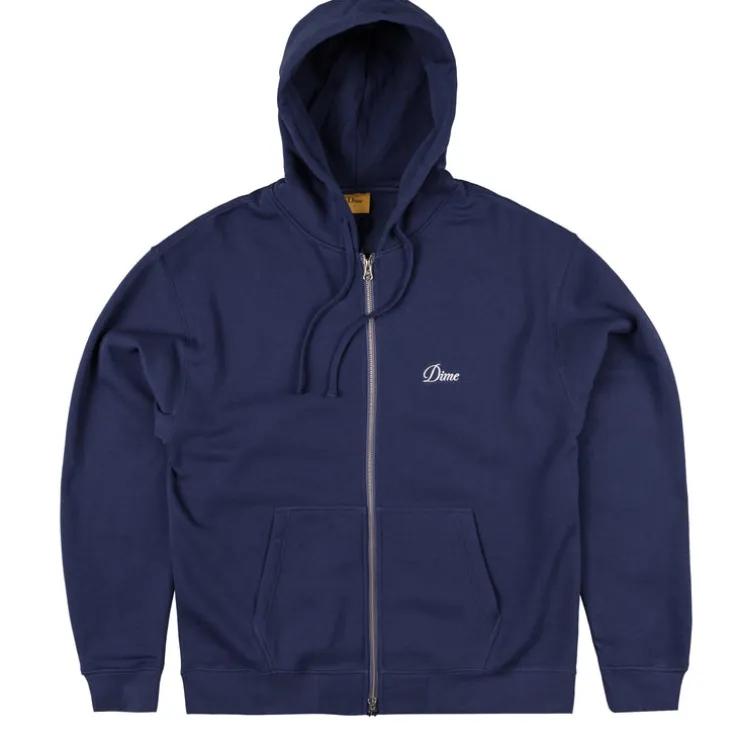 Dime Cursive Zip Hoodie