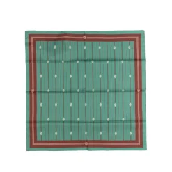 Drole de Monsieur Le Foulard Rayé Monogramme