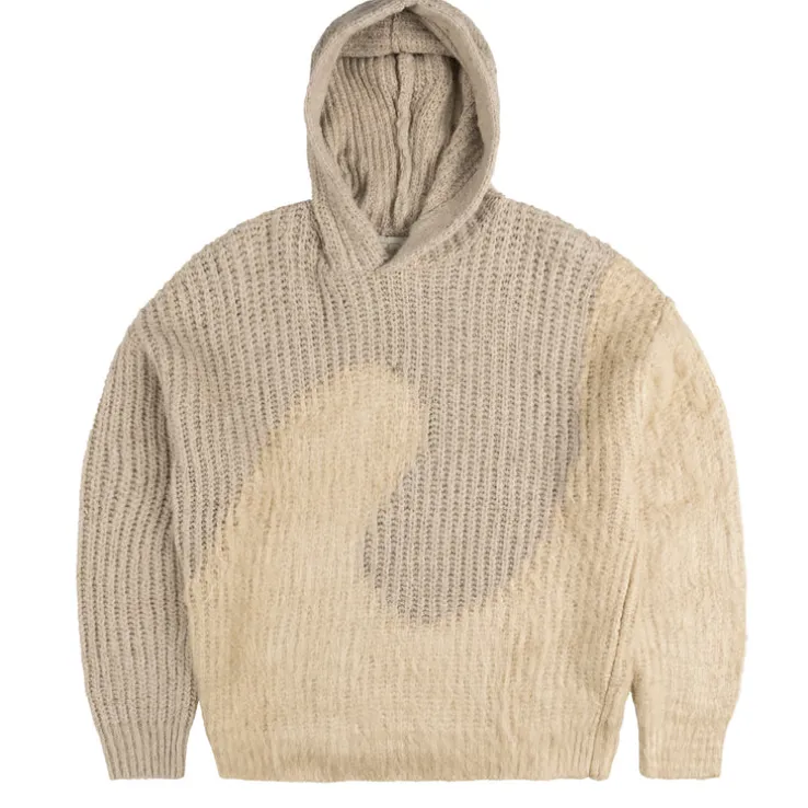 ERL Silk Swirl Knit Hoodie