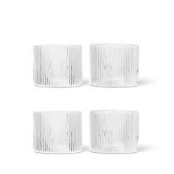 Ferm Living Ripple Low Glasses