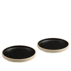 Frama Otto Ceramic Plates Set Of Two Small