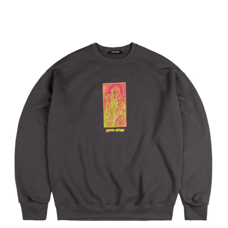 Fucking Awesome Hate The Pain Away Crewneck