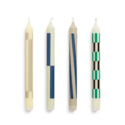 HAY Pattern Candle Set of 4