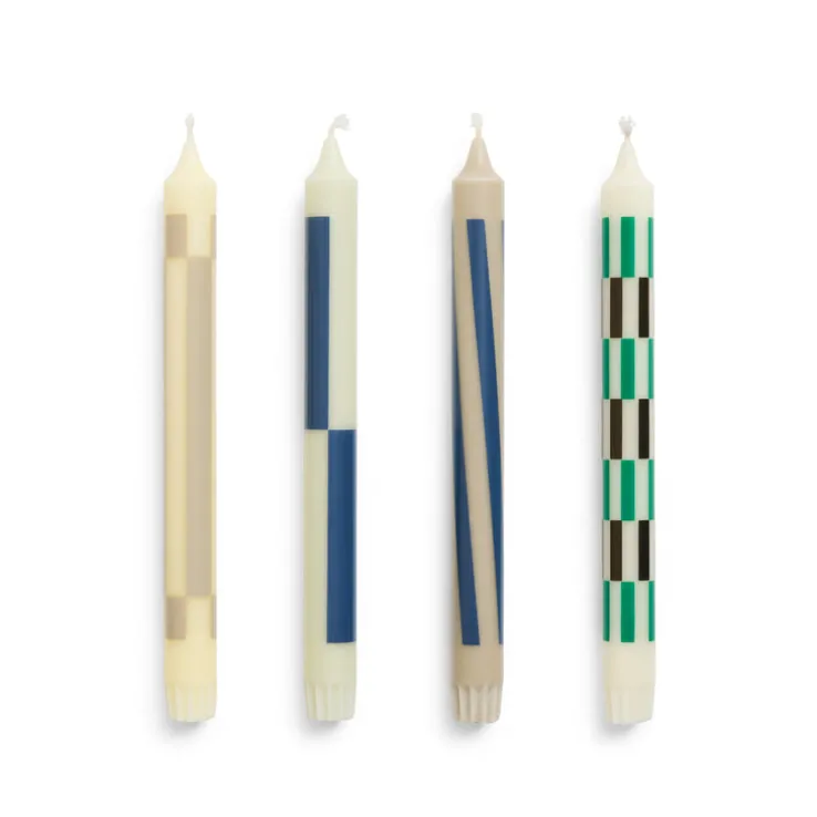 HAY Pattern Candle Set of 4
