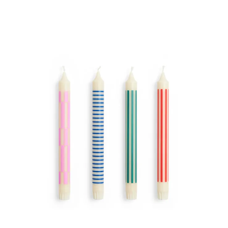 HAY Pattern Candle Set of 4