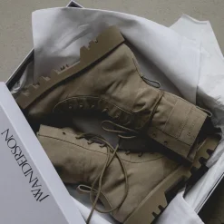 JW Anderson Combat Leather Boots