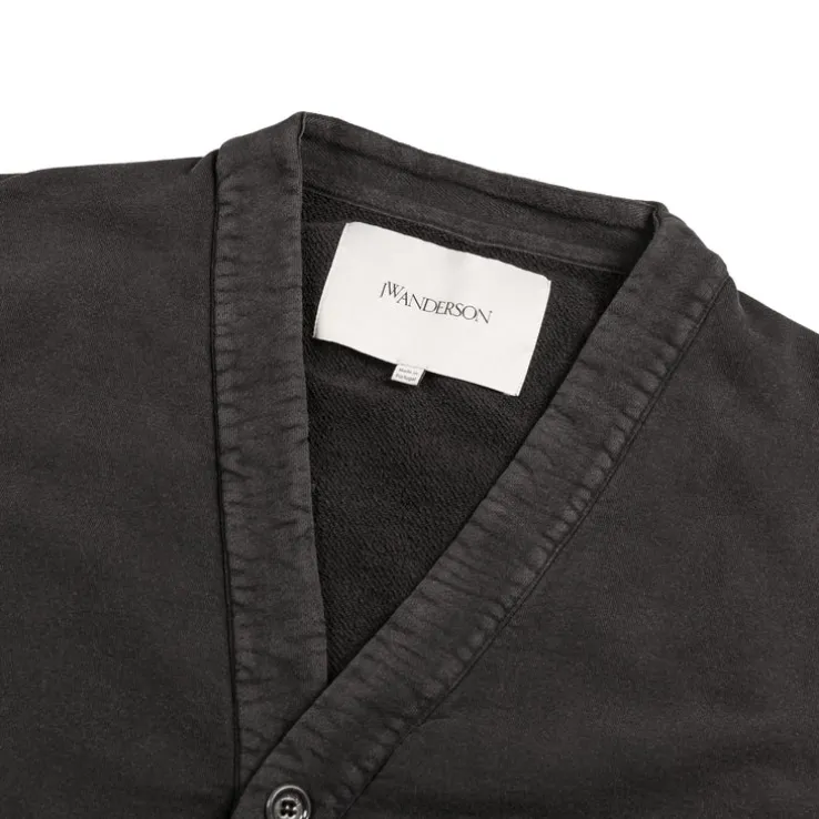 JW Anderson Garment Dye V Neck Cardigan