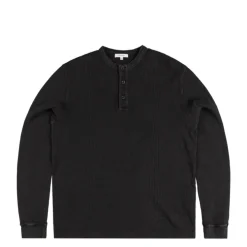 JW Anderson Long Sleeve Waffle Henley Top