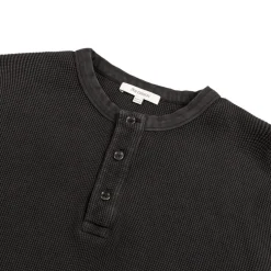 JW Anderson Long Sleeve Waffle Henley Top