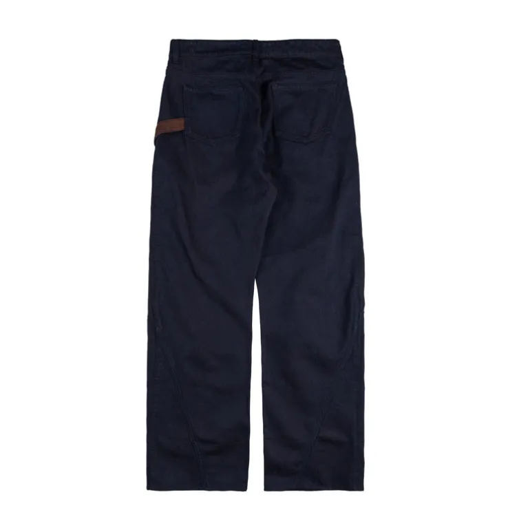 JW Anderson Turn Up Twisted Workwear Jeans