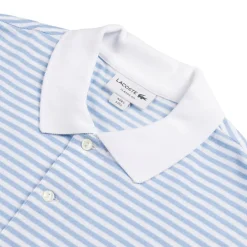 Lacoste Classic Fit Striped Petit Piqué Polo Shirt