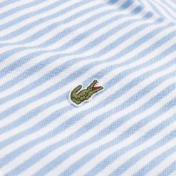 Lacoste Classic Fit Striped Petit Piqué Polo Shirt