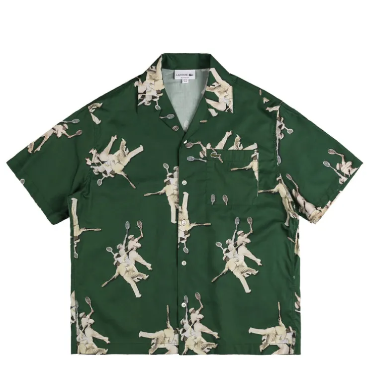 Lacoste Relaxed Fit René Lacoste Print Shirt