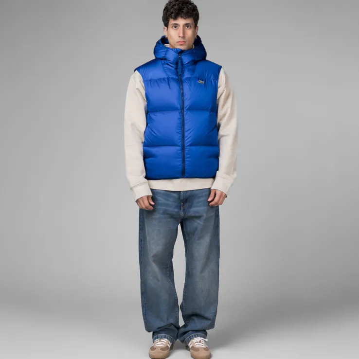 Lacoste Water-Repellent Short Puffed Vest