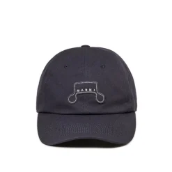 Marni Baseball Cap With Embroidered Logo