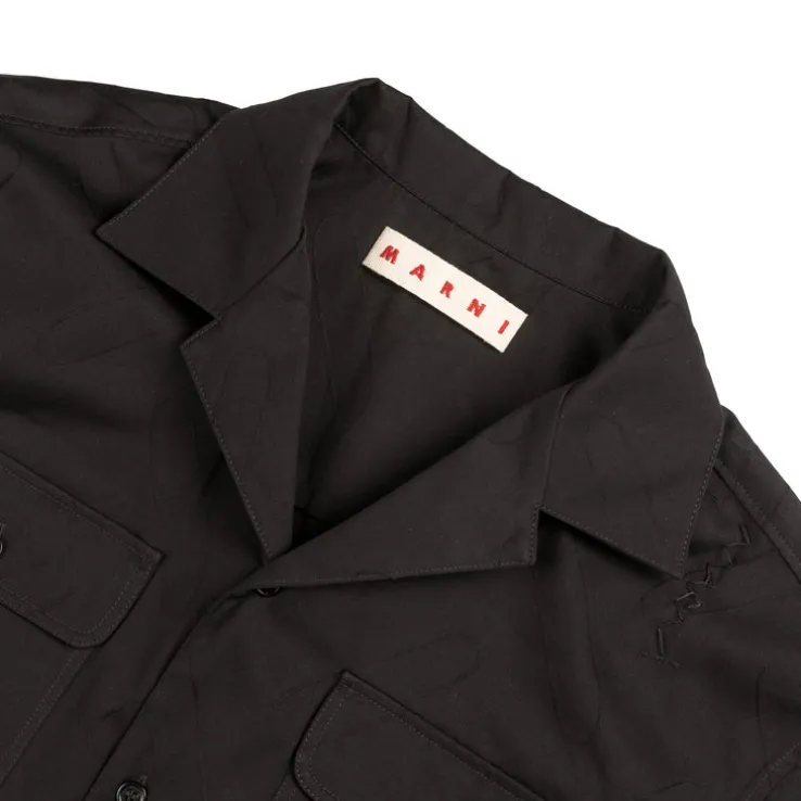 Marni Big Confetti Cotton Jacquard Shirt