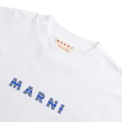 Marni Printed Stripes Logo T-Shirt