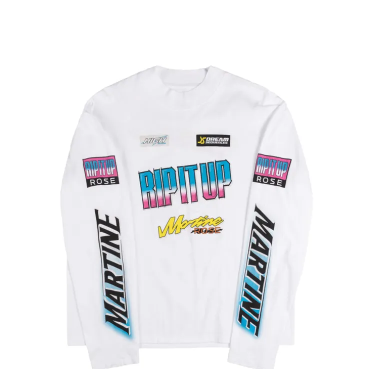 Martine Rose Funnel Neck Longsleeve T-Shirt