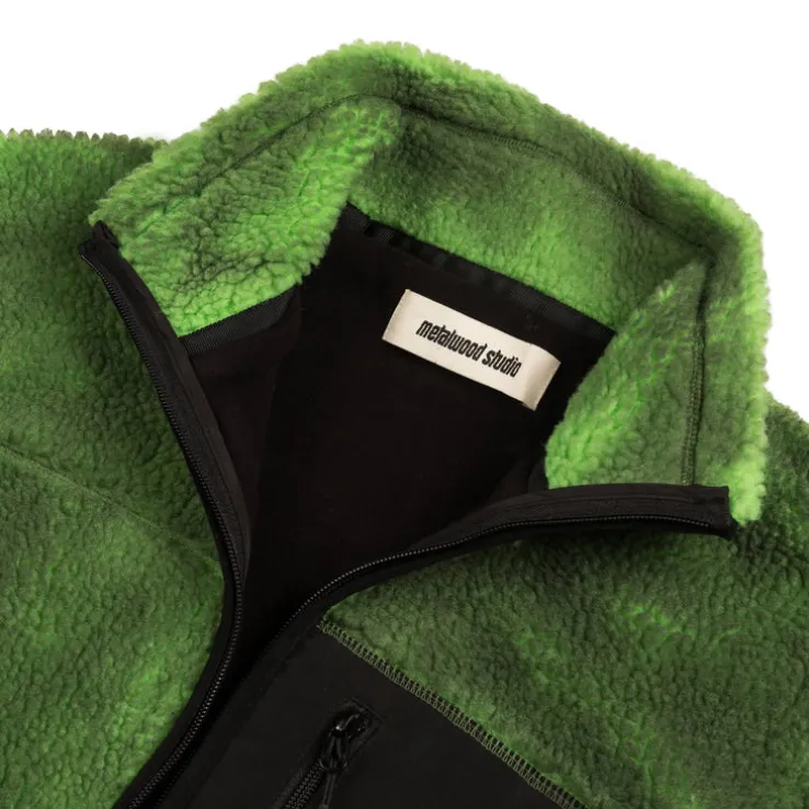 Metalwood Painted Sherpa Fleece Jacket
