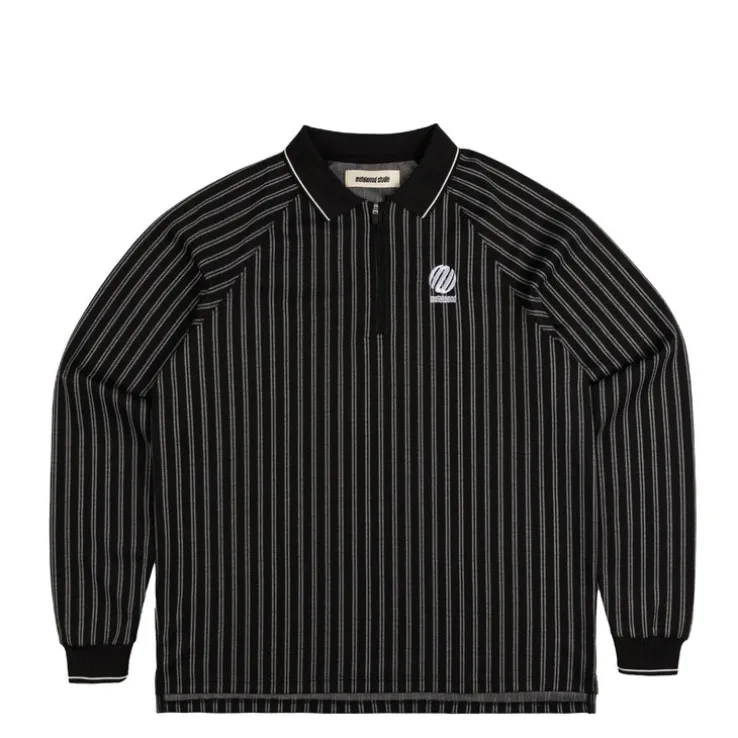 Metalwood Ribbed LS Polo