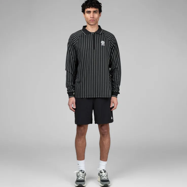 Metalwood Ribbed LS Polo