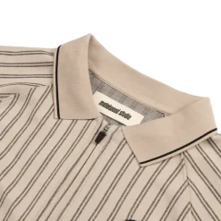Metalwood Ribbed LS Polo