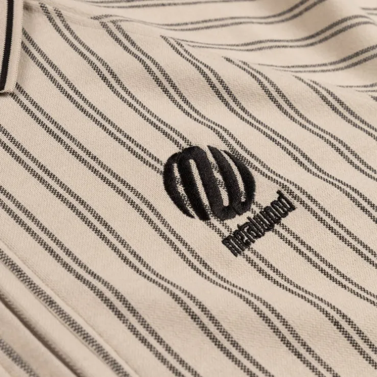 Metalwood Ribbed LS Polo